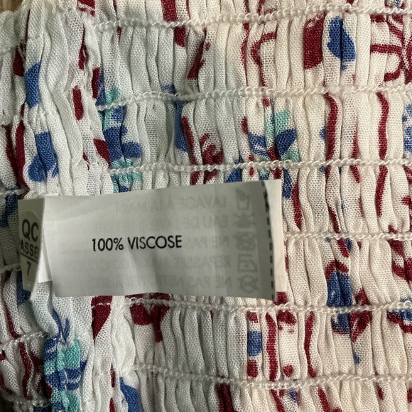 Poupette St. Barth Cream Bustier Crop Top Sleeveless Size OS - Picture 4 of 6